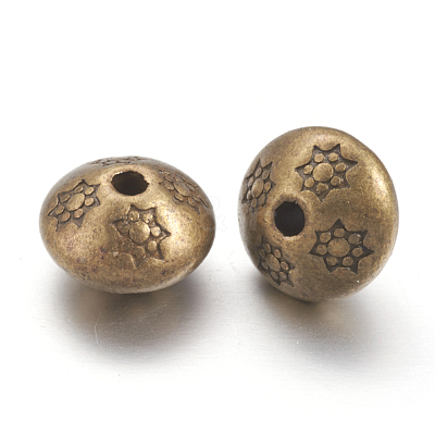 Tibetan Style Spacer Beads TIBEB-A101657-AB-FF-1