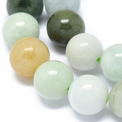 Natural Jadeite Beads Strands G-G789-01C-1