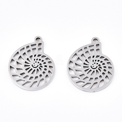 Non-Tarnish 304 Stainless Steel Pendants STAS-T063-211P-1