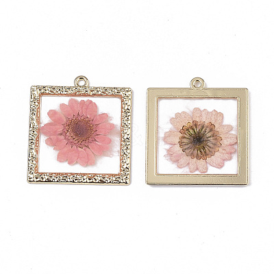 Epoxy Resin Pendants X-RESI-T045-029C-1