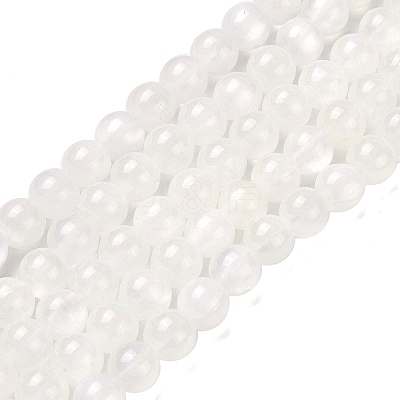 Natural Green Jade Beads Strands G-Q162-A01-C01-05-1