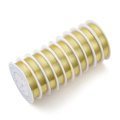 Round Copper Jewelry Wire CWIR-Q006-0.5mm-G-1