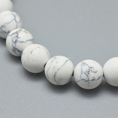 Synthetic Turquoise Jasper Bead Stretch Bracelets BJEW-K212-A-009-1