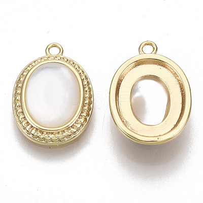 Natural Shell Pendants KK-S356-095-NF-1