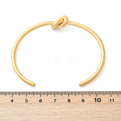 304 Stainless Steel Cuff Bangles for Women BJEW-C088-04G-1