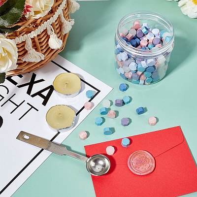 Sealing Wax Beads Wax Seal Kit DIY-CP0003-46C-1