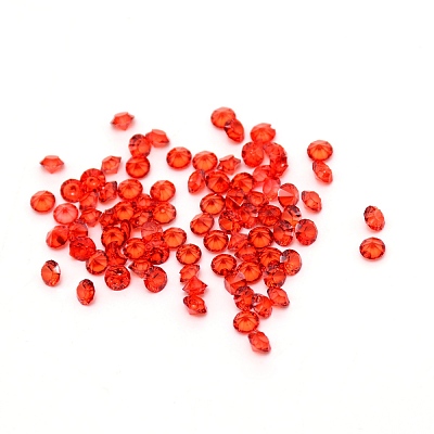 Transparent Acrylic Rhinestone Cabochons TACR-WH0013-02E-1