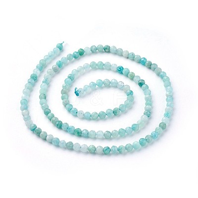 Natural Amazonite Beads Strands G-F619-26-3mm-1