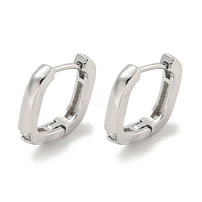 Brass Hoop Earrings EJEW-L211-010Q-P-1