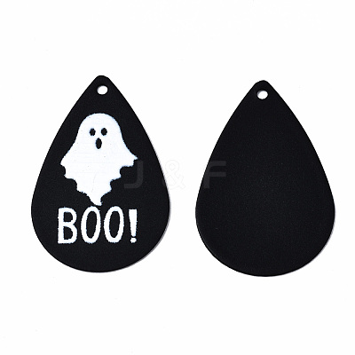 Spray Painted Iron Pendants IFIN-T016-64-1