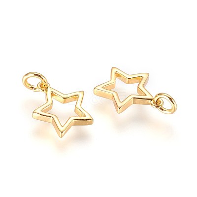Brass Charms KK-G364-12-1