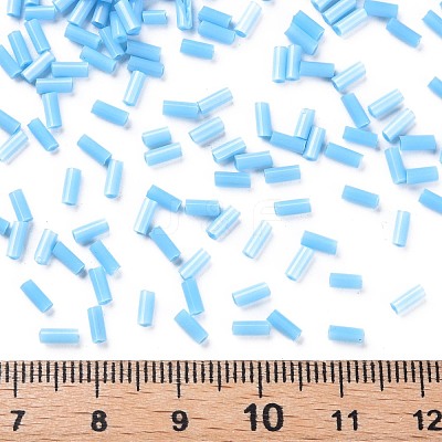 Opaque Colours Glass Bugle Beads SEED-N005-001-B05-1