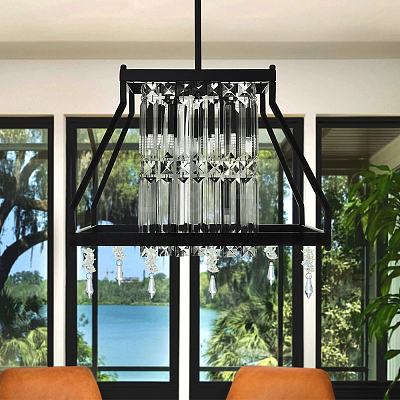 8Pcs Glass Pendants PALLOY-SP00008-1