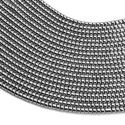 Electroplate Glass Beads Strands GL-CBAA615-01-1