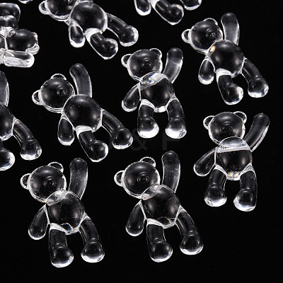 Transparent Acrylic Beads X-MACR-S373-01B-205-1