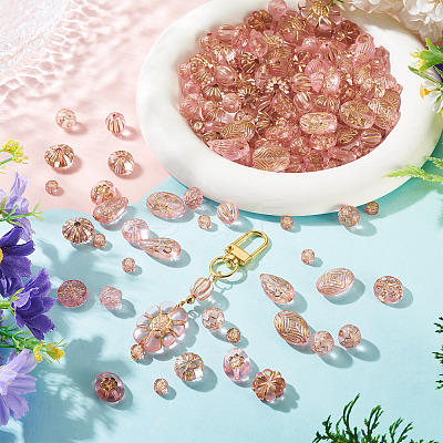 100G Transparent Acrylic Beads OACR-BT0001-07A-1
