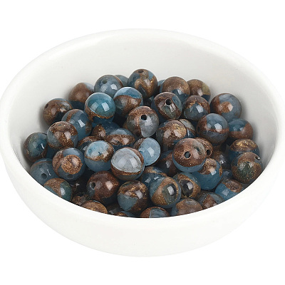 80Pcs Natural Chalcedony Beads Strands G-PA0002-36B-1