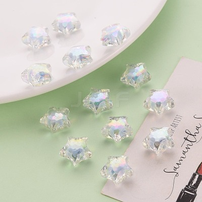 Transparent Acrylic Beads TACR-S152-02D-SS2113-1