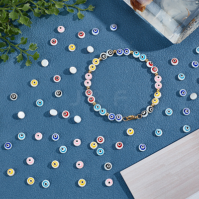 120Pcs 6 Colors Natural Freshwater Shell Beads Strands SHEL-AR0001-05-1