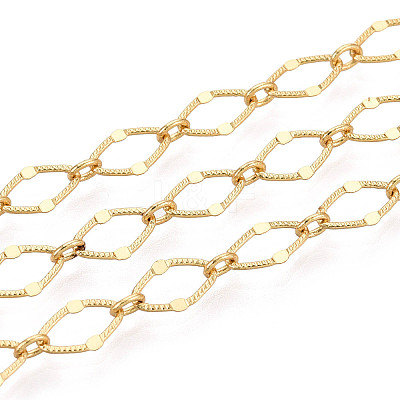 Brass Rhombus Link Chains CHC-T018-48G-1