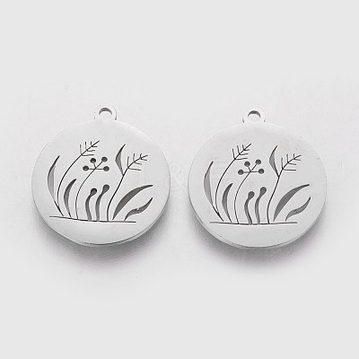 Non-Tarnish 201 Stainless Steel Pendants STAS-Q201-T499-1