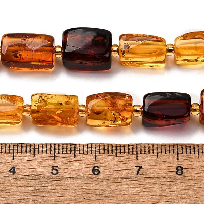 Gradient Color Natural Amber Beads Strands G-F803-D01-03-1