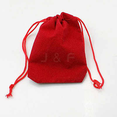 Velvet Cloth Drawstring Bags LS-TP-C001-50x70mm-2-1