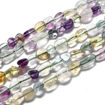 Natural Fluorite Beads Strands G-F575-18A-1