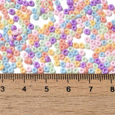 Baking Paint Glass Seed Beads SEED-P006-03A-18-1