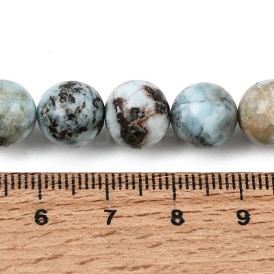 Natural Larimar Beads Strands GG-CBA19D6-A01-10mm-1