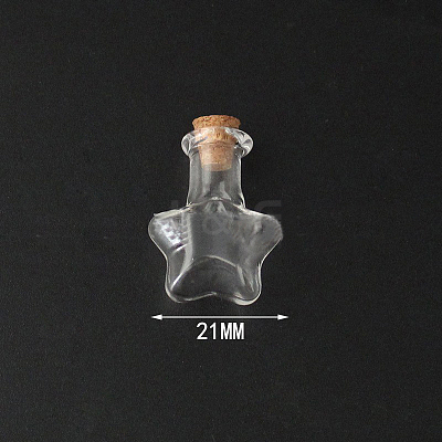 Mini High Borosilicate Glass Bottle Bead Containers BOTT-PW0001-261A-1