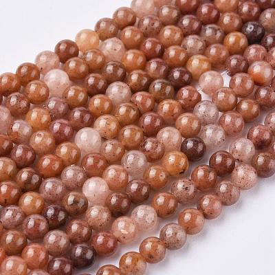Natural Purple Aventurine Beads GSR4mmC025-1