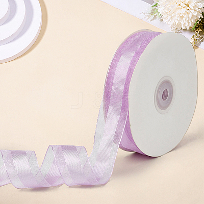 1Roll Solid Color Organza Ribbons ORIB-CY0001-02A-1
