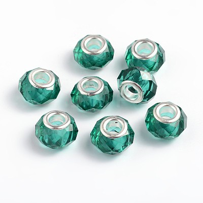 Handmade Glass European Beads GPDL25Y-68-1