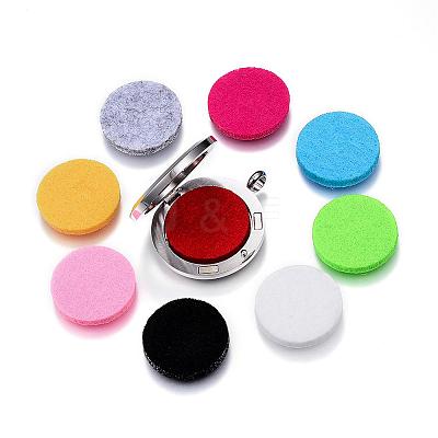 304 Stainless Steel Diffuser Locket Pendants STAS-D157-17-1