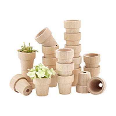 Wood Flower Pot Cover AJEW-PH0007-75B-1