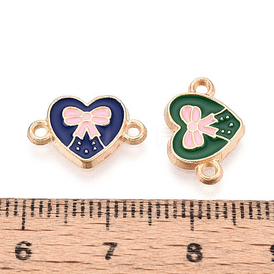 Alloy Enamel Connector Charms PALLOY-N181-14KCG-1