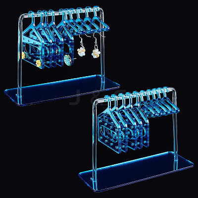 2 Sets Acrylic Earring Display Hanger Rack EDIS-PH0001-42B-1