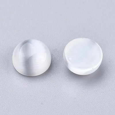 Cat Eye Cabochons GLAA-P039-A06-8mm-1