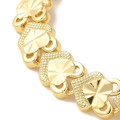 Rack Plating Brass Link Bracelets BJEW-K258-01D-G-1