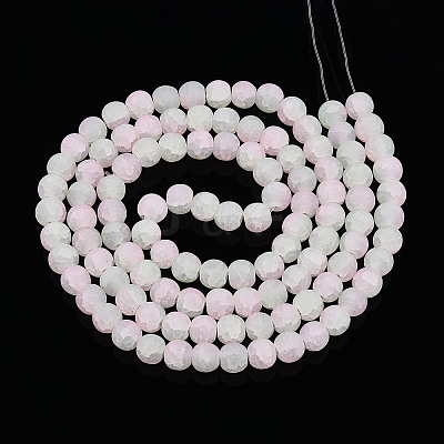 Crackle Glass Beads X1-GLAA-N009-8mm-01-1
