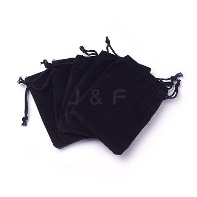 Velvet Cloth Drawstring Bags TP-C001-50x70mm-4-1