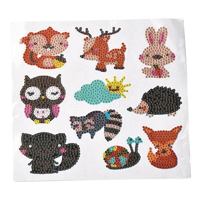 DIY Owl Diamond Painting Stickers Kits For Kids DIY-O016-19-1