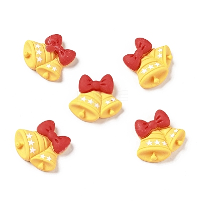 Opaque Christmas Resin Cabochons RESI-G039-02-1