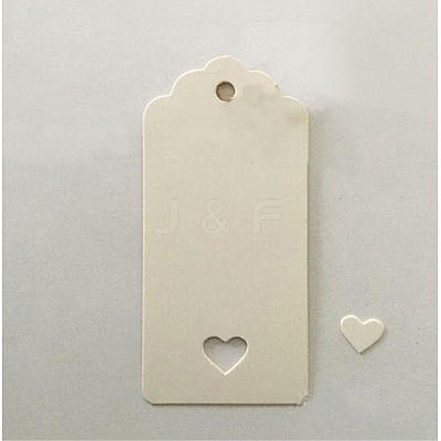 Jewelry Display Kraft Paper Price Tags CDIS-WH0002-D01-1