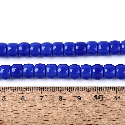 Opaque Glass Beads Strands GLAA-NH0002-B11-1
