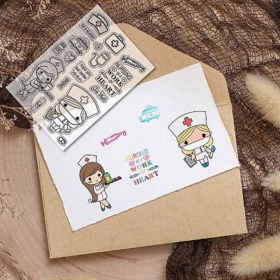 PVC Plastic Clear Stamps DIY-WH0439-0293-1