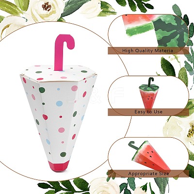 20Pcs 2 Styles Umbrella Paper Pierced Candy Boxes CON-CJ0001-24-1