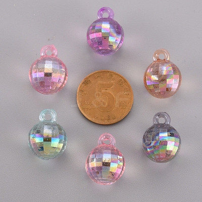 Transparent Acrylic Beads TACR-S154-44C-1