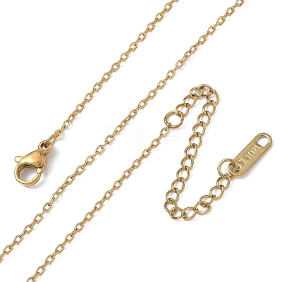 1.5MM 304 Stainless Steel Cable Chain Necklaces for Women SA-CBACA62-02G-1